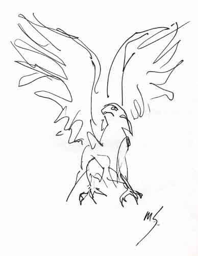 Sketch of an Eagle.